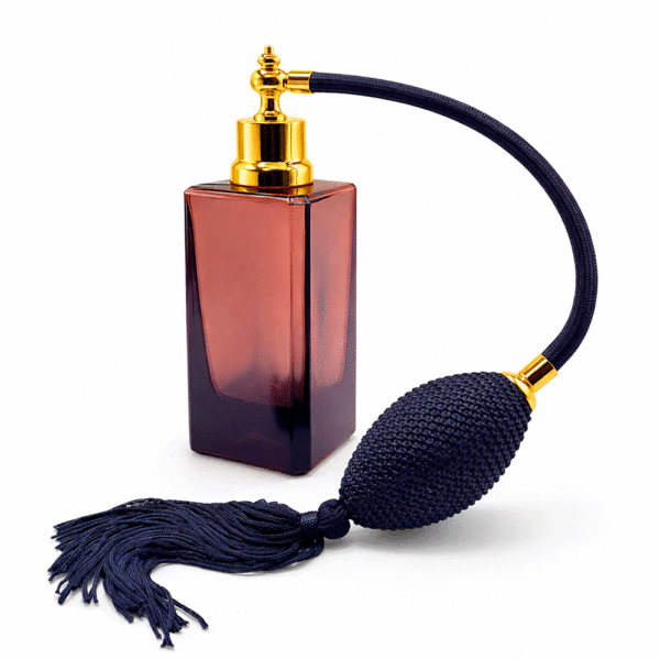 Vaporisateur de parfum Marcel Franck en verre ambré