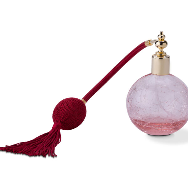 Petite boule en verre craquelé