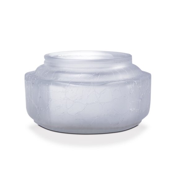 pot craquelé en verre