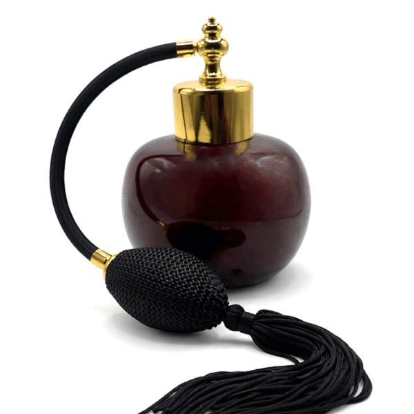 vaporisateur " Eclat Bordeaux " verre soufflé bouche