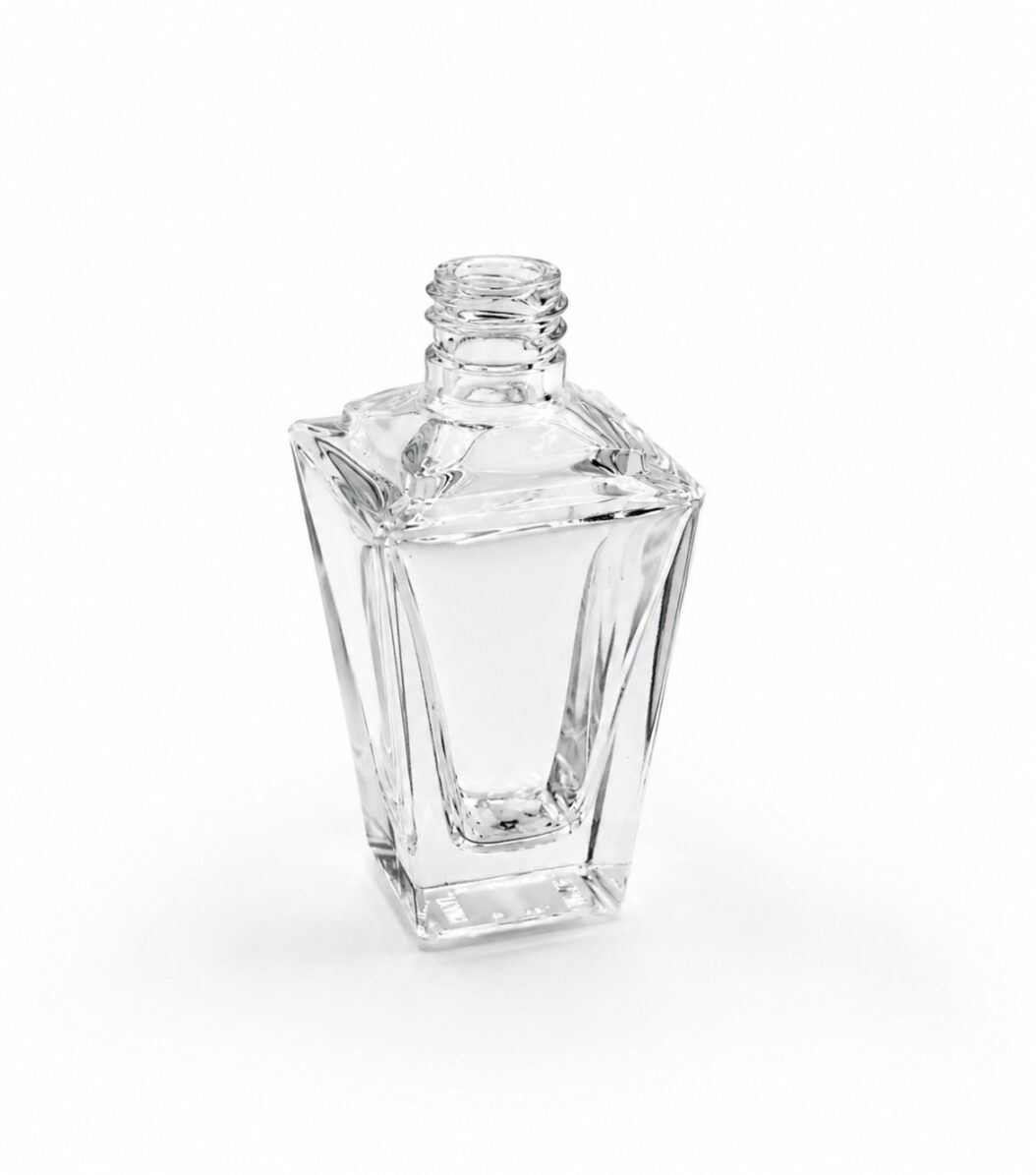 Vaporisateur de Parfum Art Déco 30 ml – Verre Transparent, Poire Noire et Monture Dorée – Diogène 1919 – Image 2